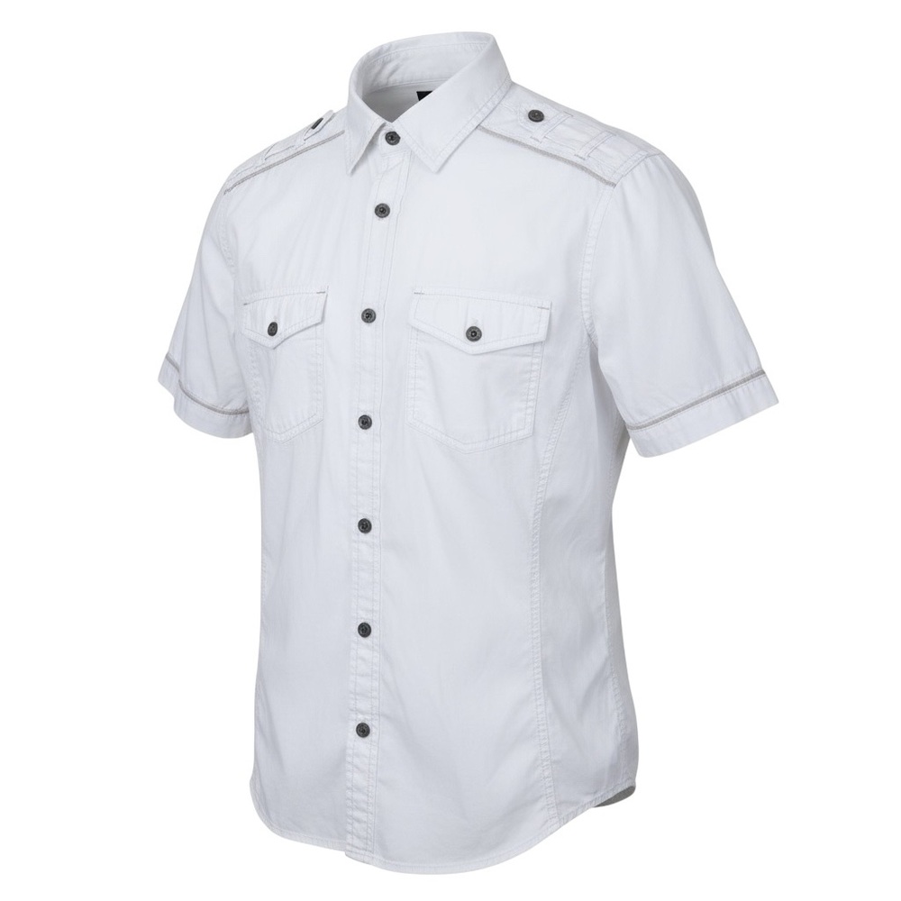 🔘 Helix‎ Men’s Button-Up Shirt | Tactical Style, Slim Fit 🔘